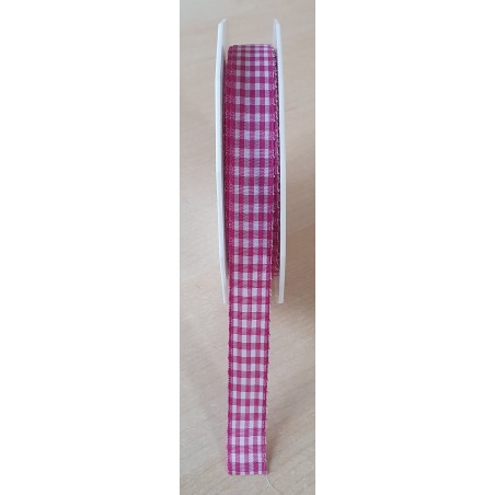 Dekoband kariert pink