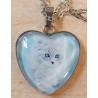 Kette mit Herzanhäger Katze