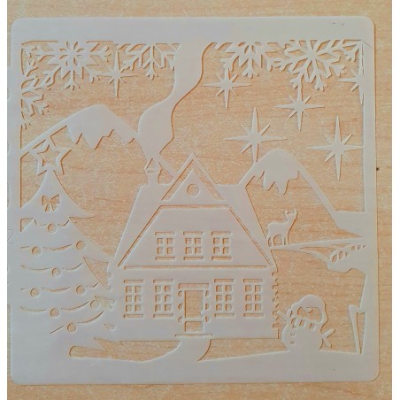 Schablone Haus