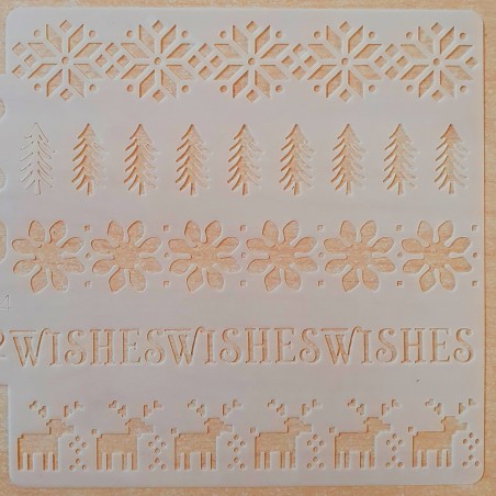 Schablone Wishes
