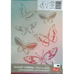 Schablone A4 Schmetterling 1