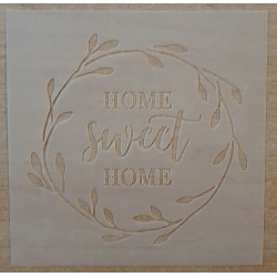 Schablone Home sweet Home