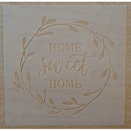 Schablone Home sweet Home