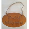Metall Schild Rost Herzlich Willkommen