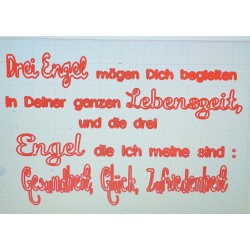Schablone Drei Engel....