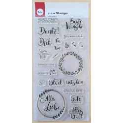 Clear Stamps Viele Wünsche