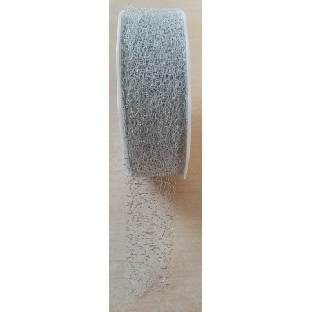 Dekoband metallic/silber