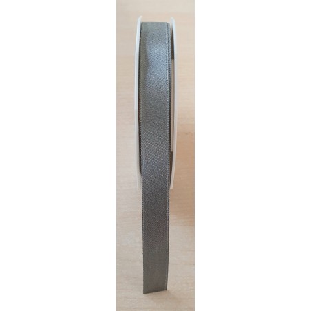 Satinband silbergrau