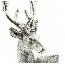 Hirsch Polyresin silber