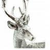 Hirsch Polyresin silber