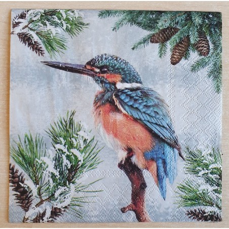 Serviette Eisvogel