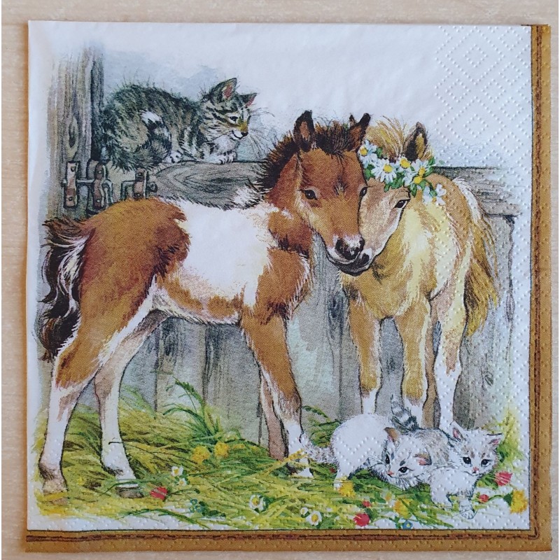 Serviette Fohlen