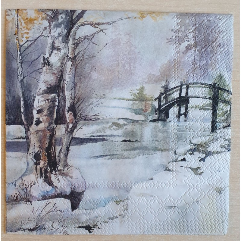 Serviette Brücke