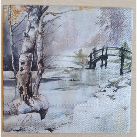 Serviette Brücke