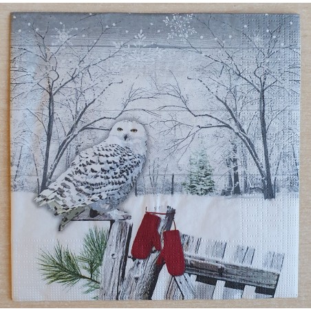 Serviette Eule