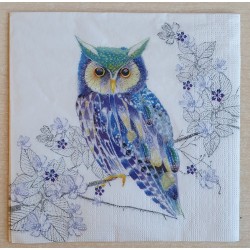 Serviette Eule