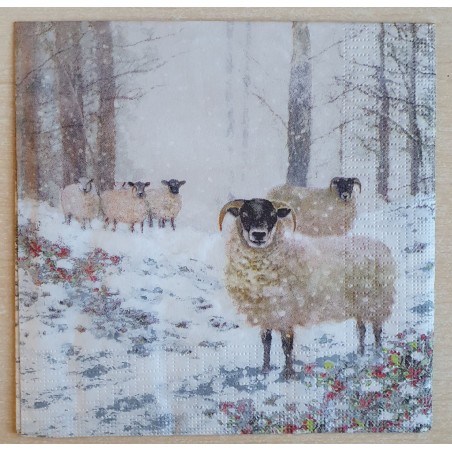 Serviette Schaf