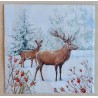 Serviette Hirsch/Reh