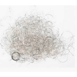 Lockendraht silber