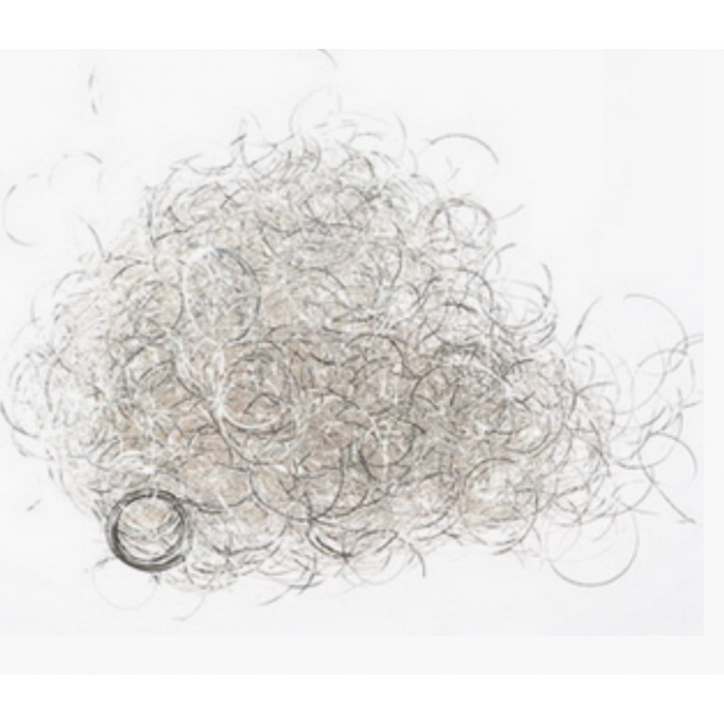 Lockendraht silber