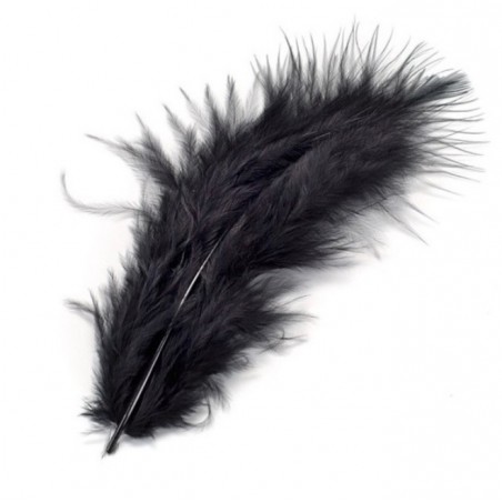 Marabu Federn schwarz