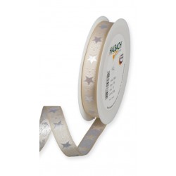 Dekoband Sterne creme