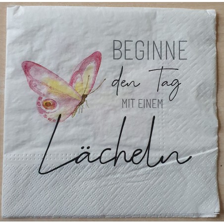 Serviette Lächeln......
