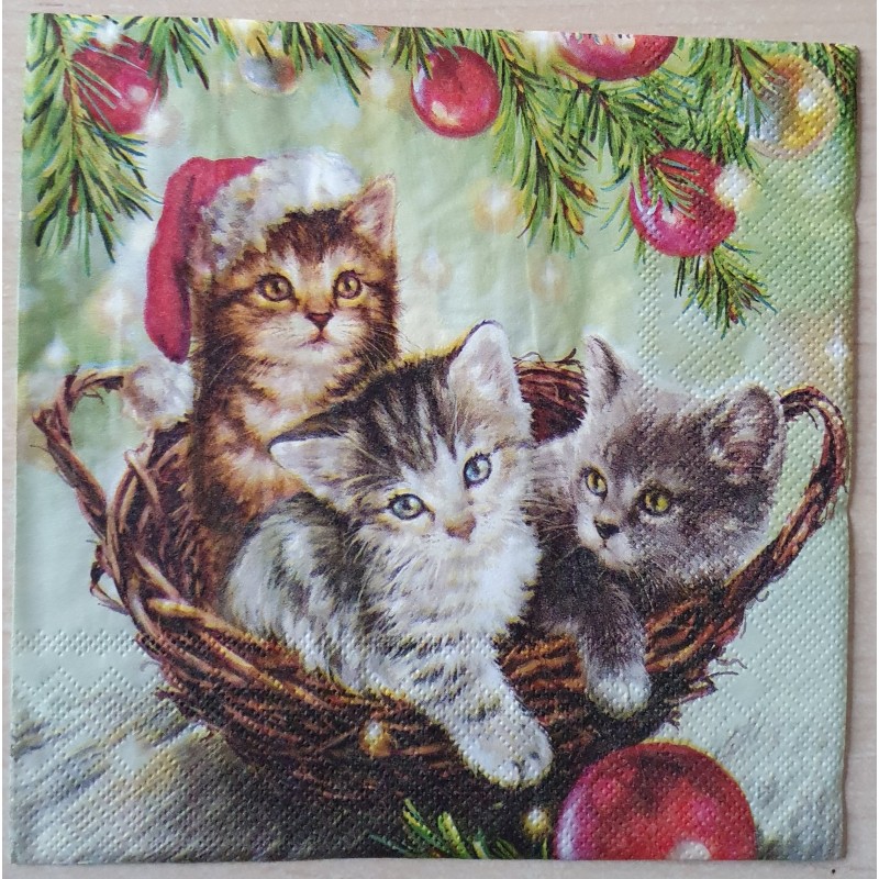 Serviette Katzen