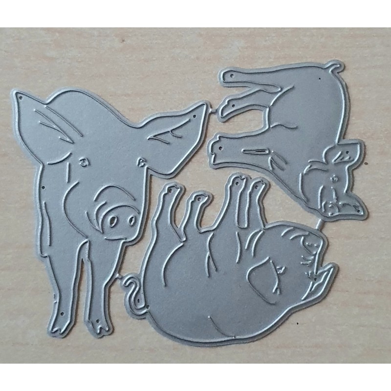 Metall Stanzform Schweine
