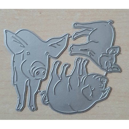 Metall Stanzform Schweine