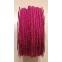 Wollfaden pink mit Draht