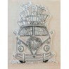 Clear Stamps VW Bus