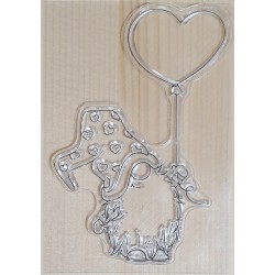 Clear Stamps Wichtel mit Herz