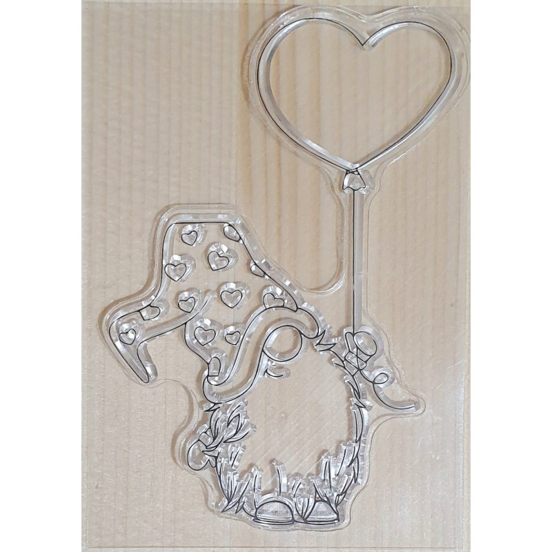 Clear Stamps Wichtel mit Herz