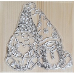 Clear Stamps Zwei Wichtel