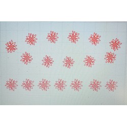 Schablone Edelweiss