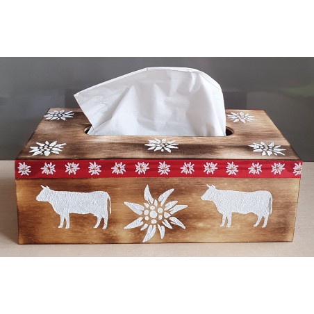 Kleenex Box Kühe rot