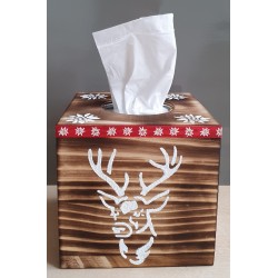 Kleenex Box Hirsch/Edelweiss
