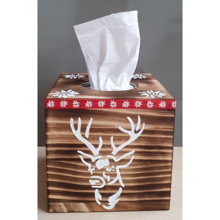 Kleenex Box Hirsch/Edelweiss