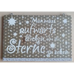 Schild Sterne....