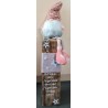Balken mit Wichtel rosa