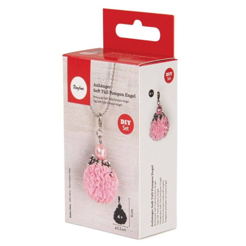 Engel Bastelpackung rosa