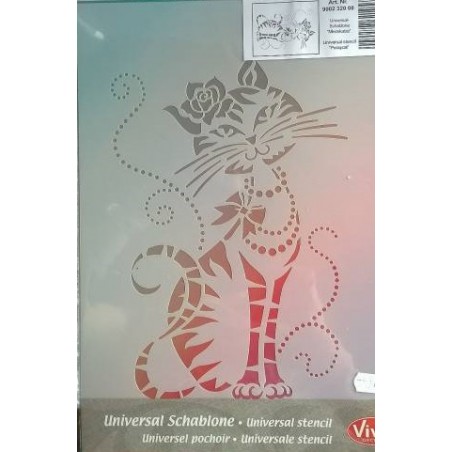 Schablone A4 Katze
