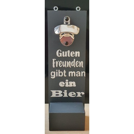 Getränkeöffner grau Freunden....