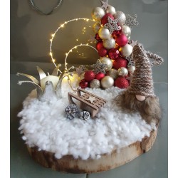 Weihnachtsdeko Wichtel rot