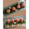 Advents Gesteck cognac