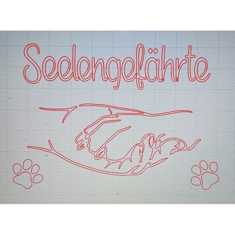 Schablone Seelengefährte