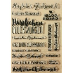 Clear Stamps Herzlichen Glückwunsch