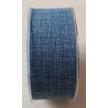 Dekoband Leinenoptik jeansblau
