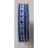 Dekoband Folklore blau